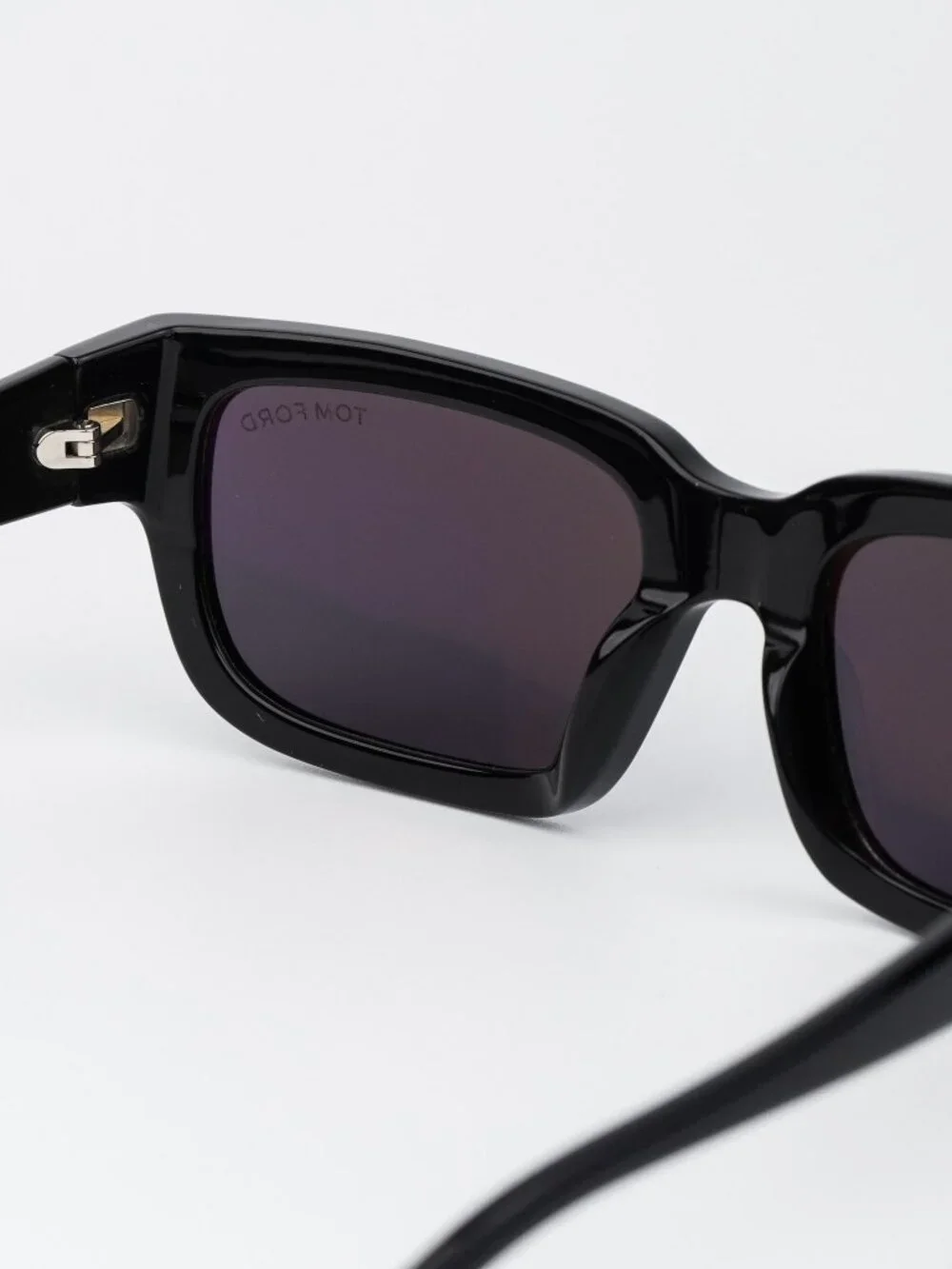 Tom Ford EZRA Men Sunglasses Black Smoke Rectangle FT1075/S 01A NEW AUTHENTIC